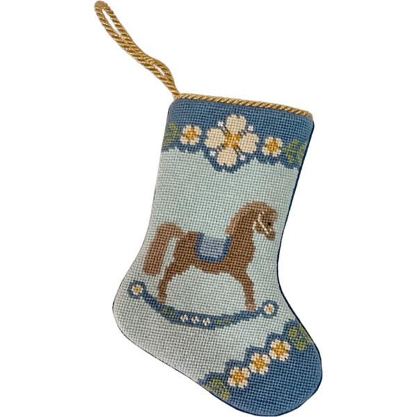 Rocking Horse Stocking, Blue | Maisonette