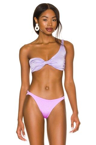 Baobab Ola Bikini Top in Lavender from Revolve.com | Revolve Clothing (Global)