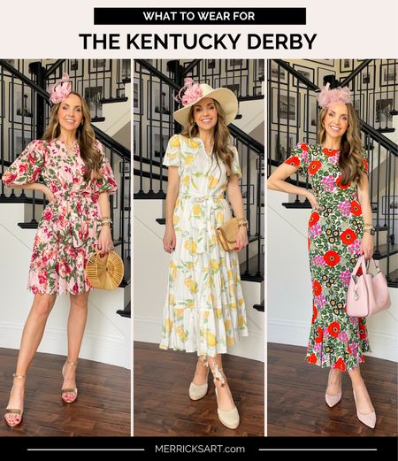 What to wear for the Kentucky Derby // dressy spring style inspo with floral dresses 

#LTKSeasonal #LTKstyletip