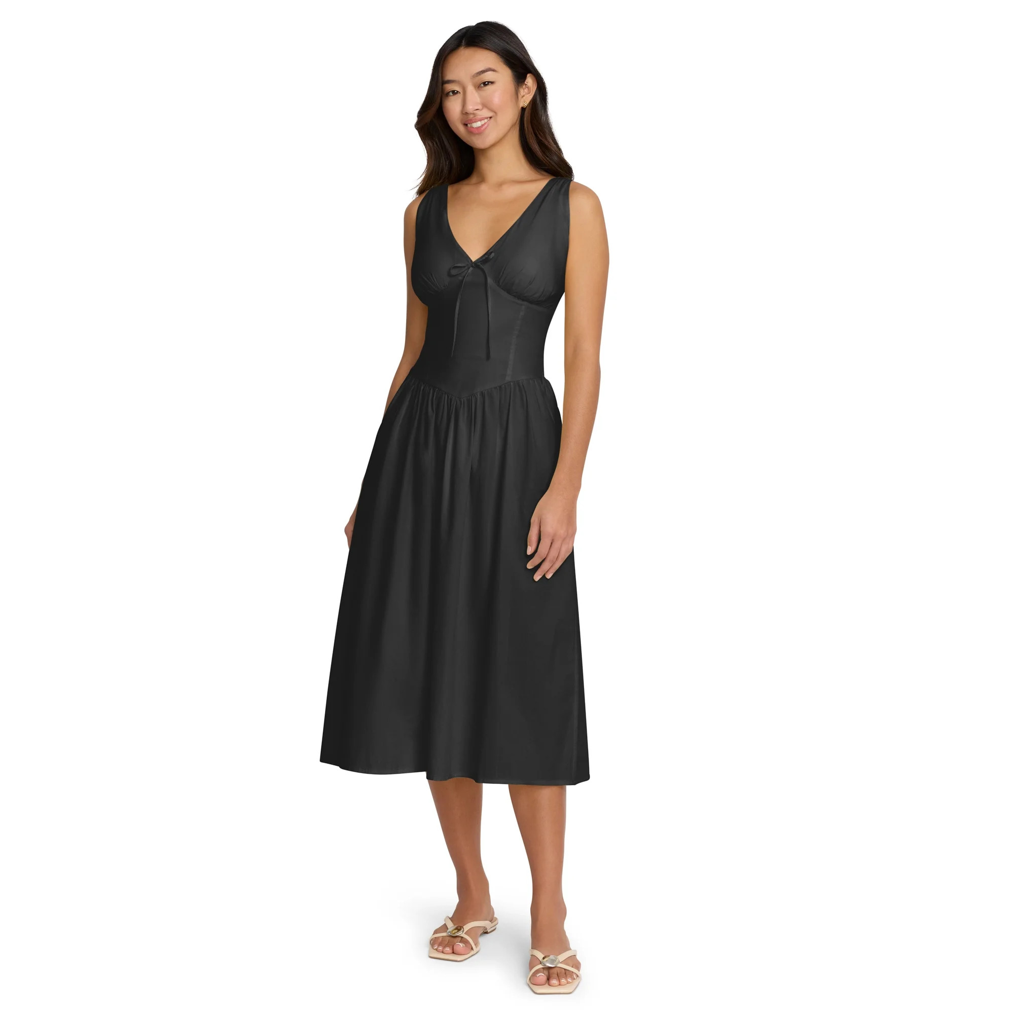 Mills by Millie Bobby Brown Women's Smock Maxi Dress, Sizes XXS-XXL | Walmart (US)