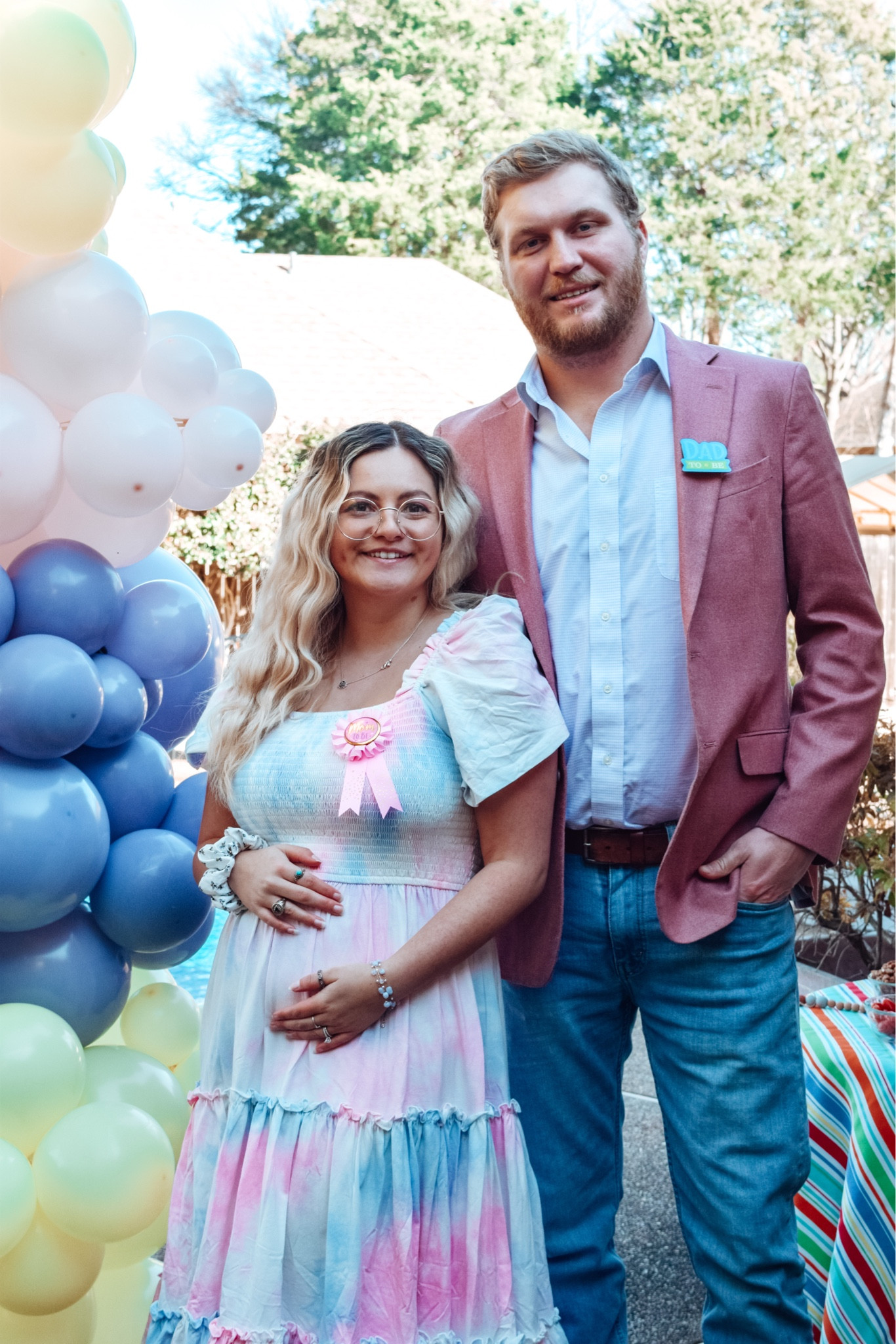 Gender reveal
Baby shower 
Bump friendly outfit

#LTKbump #LTKbaby #LTKfamily