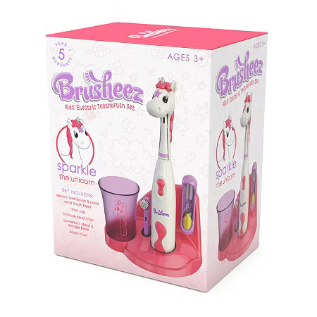 Brusheez Kid's Electric Toothbrush Set - Sparkle the Unicorn, One Size, Pink | JCPenney