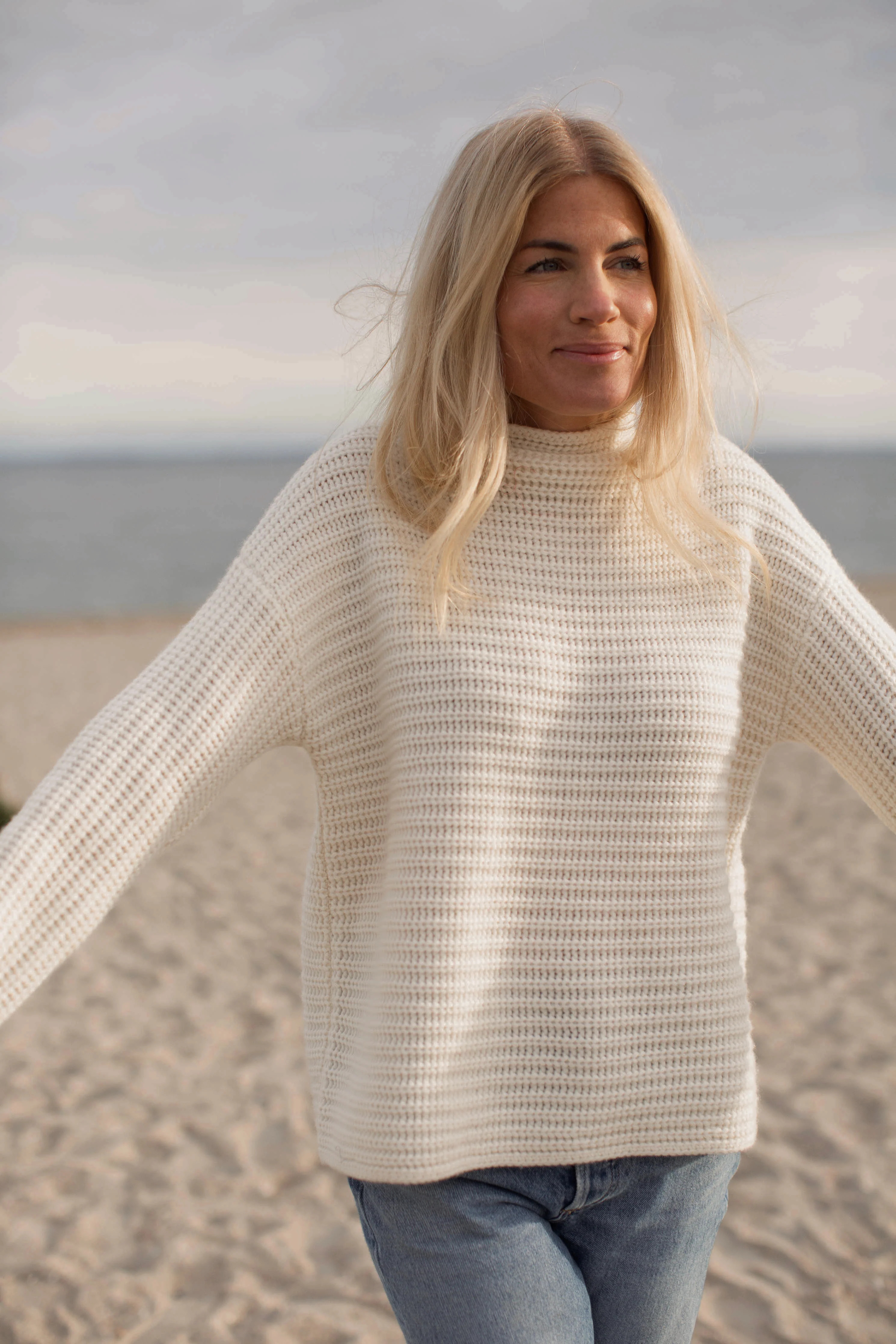 Cameron Sweater - Ivory | Marea
