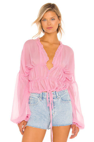 SNDYS Bali Top in Baby Pink from Revolve.com | Revolve Clothing (Global)