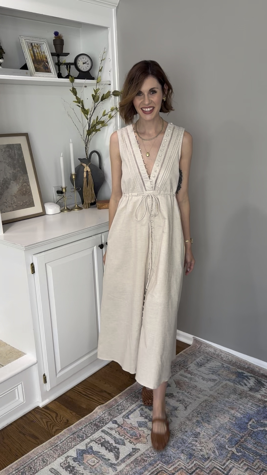 Love this linen maxi from @Chicwish ! It’s the perfect neutral dress every girl needs in her wardrobe this spring and summer - and how perfect is this pebble necklace from @Ana Luisa  with the deep neckline ps it’s waterproof and on sale for Mother’s Day! 


#chicwish #chicwishstyle 

Linen maxi | beachy look | spring must have | spring event dress | graduation party outfit | waterproof jewlery | Mother’s Day gift guide 

#LTKSaleAlert #LTKootd #LTKMothersDay
