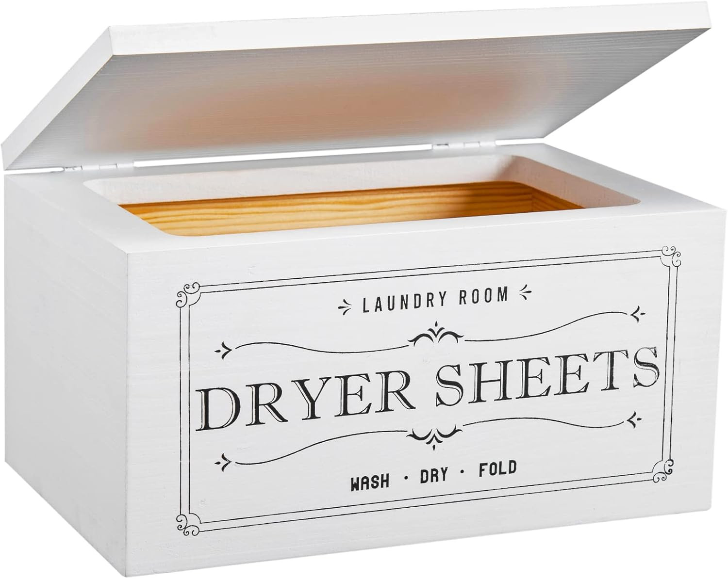 eggs sound Dryer Sheet Holder with Hinged Lid - Rustic Farmhouse Dryer Sheet Dispenser Container ... | Amazon (US)