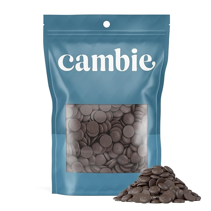 Cambie Dark Chocolate Wafers, Melting Chocolate Candy Melts - 2 Pounds Baking Dark Chocolate For ... | Amazon (US)