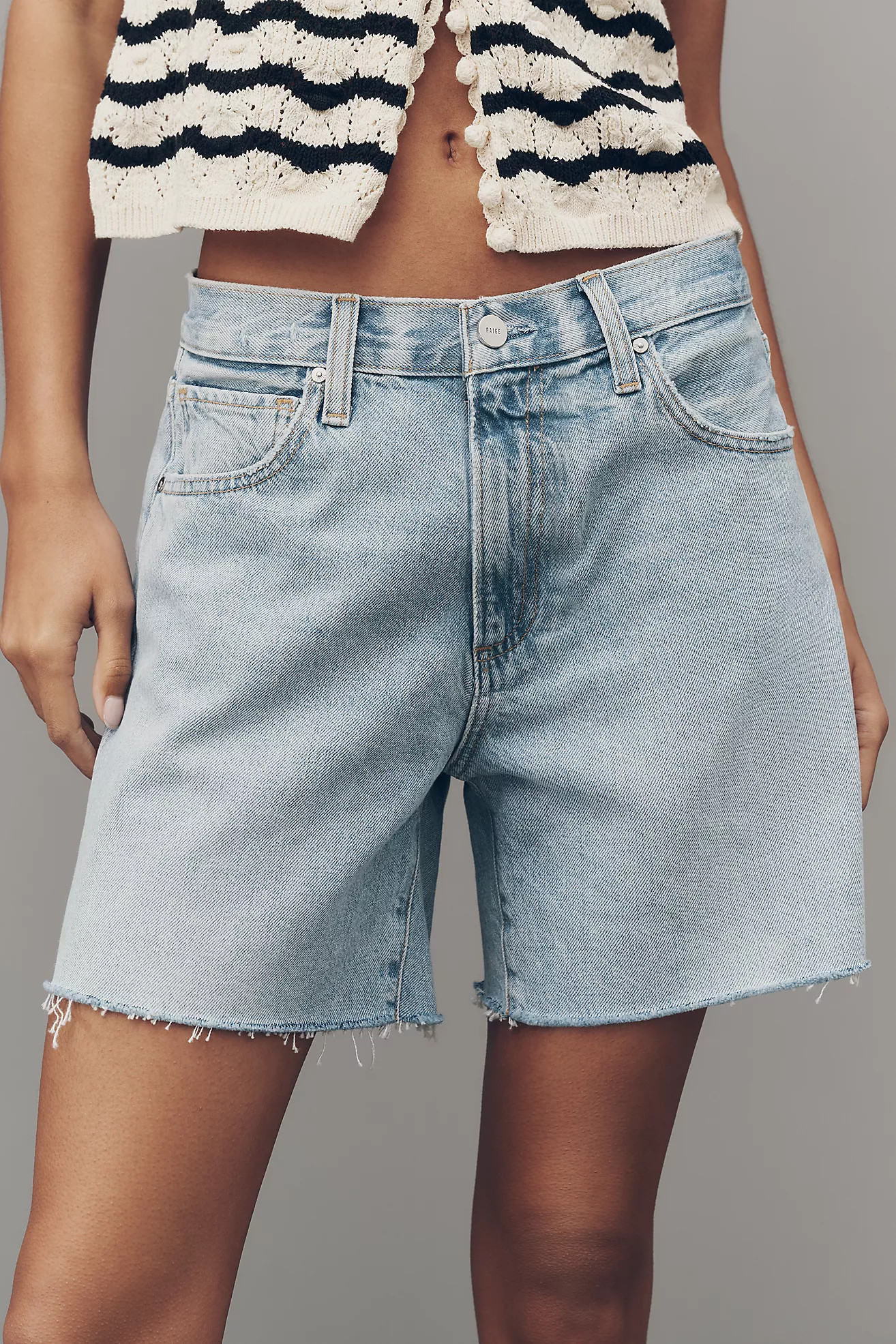 PAIGE Archie Denim Shorts | Anthropologie (US)
