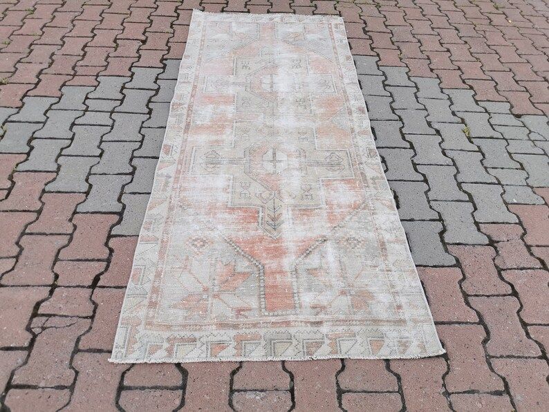 Runner rug / oushak rug / vintage hallway rug / turkish rug / | Etsy | Etsy (US)