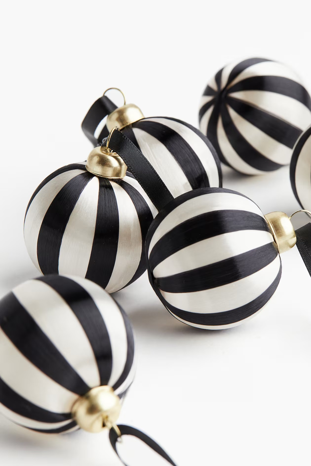 Black and white striped Christmas ornaments 

#LTKHoliday #LTKSeasonal #LTKHome