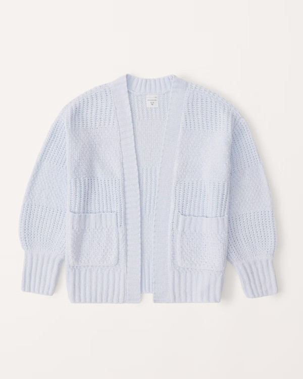 girls long non-closure cardigan | girls | Abercrombie.com | Abercrombie & Fitch (US)