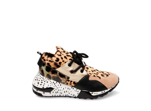 steve madden animal print tennis shoes