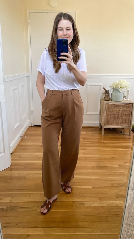 There’s nothing better than a simple, timeless outfit like neutral trousers and a linen top! Add a belt to this and of course a layer if you need one! 

#LTKSeasonal #LTKFindsUnder100 #LTKStyleTip