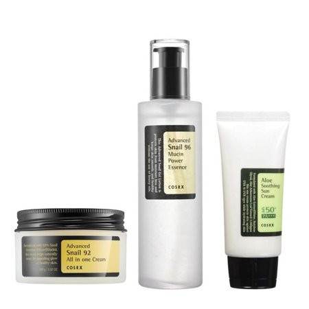 CosRX Bundle Snail Essence All In One Cream & Aloe Suncream Lightweight Moisture Nourishing Skincare | Walmart (US)