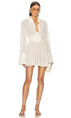 Sheer Mini Shirt Dress
                    
                    Helsa | Revolve Clothing (Global)