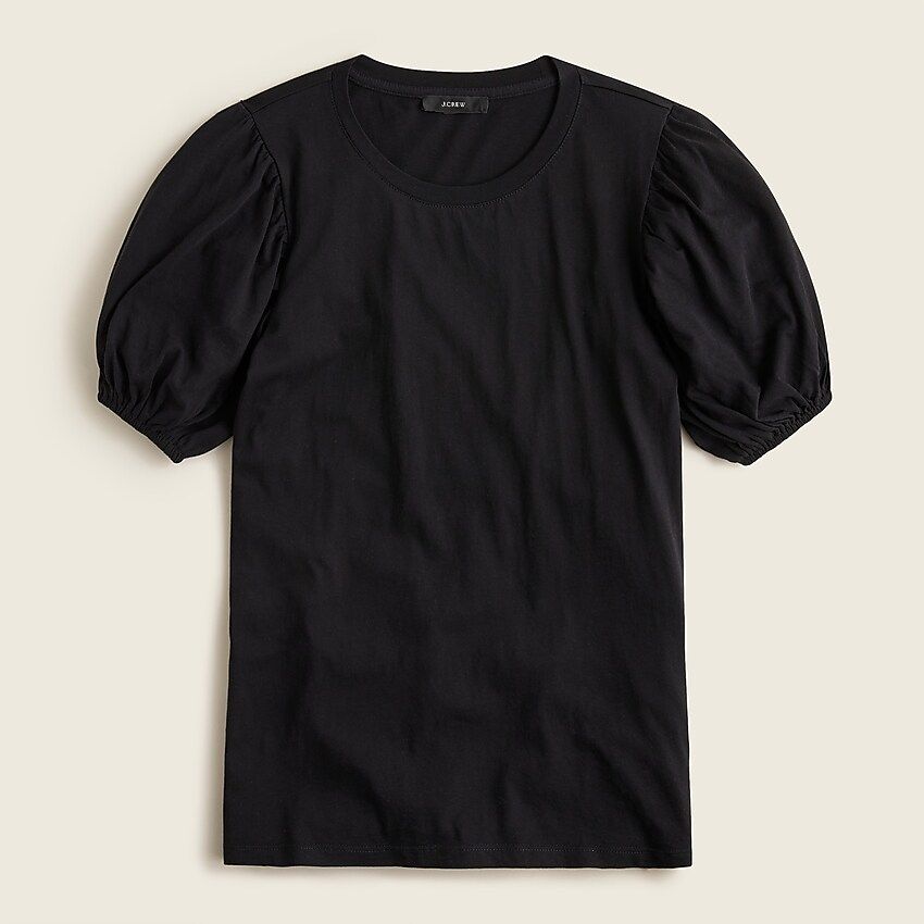Puff-sleeve broken-in jersey T-shirt | J.Crew US
