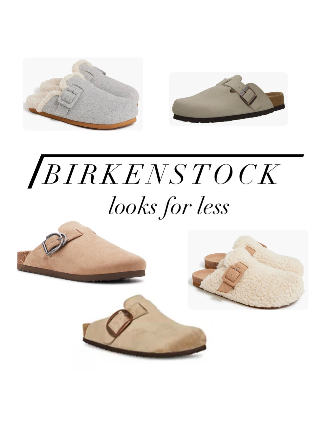 Birkenstock looks for less!

#LTKfindsunder50 #LTKshoecrush #LTKsalealert