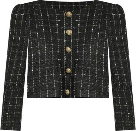 Women's Cropped Front Pockets Long Sleeve Jacket | Macy's