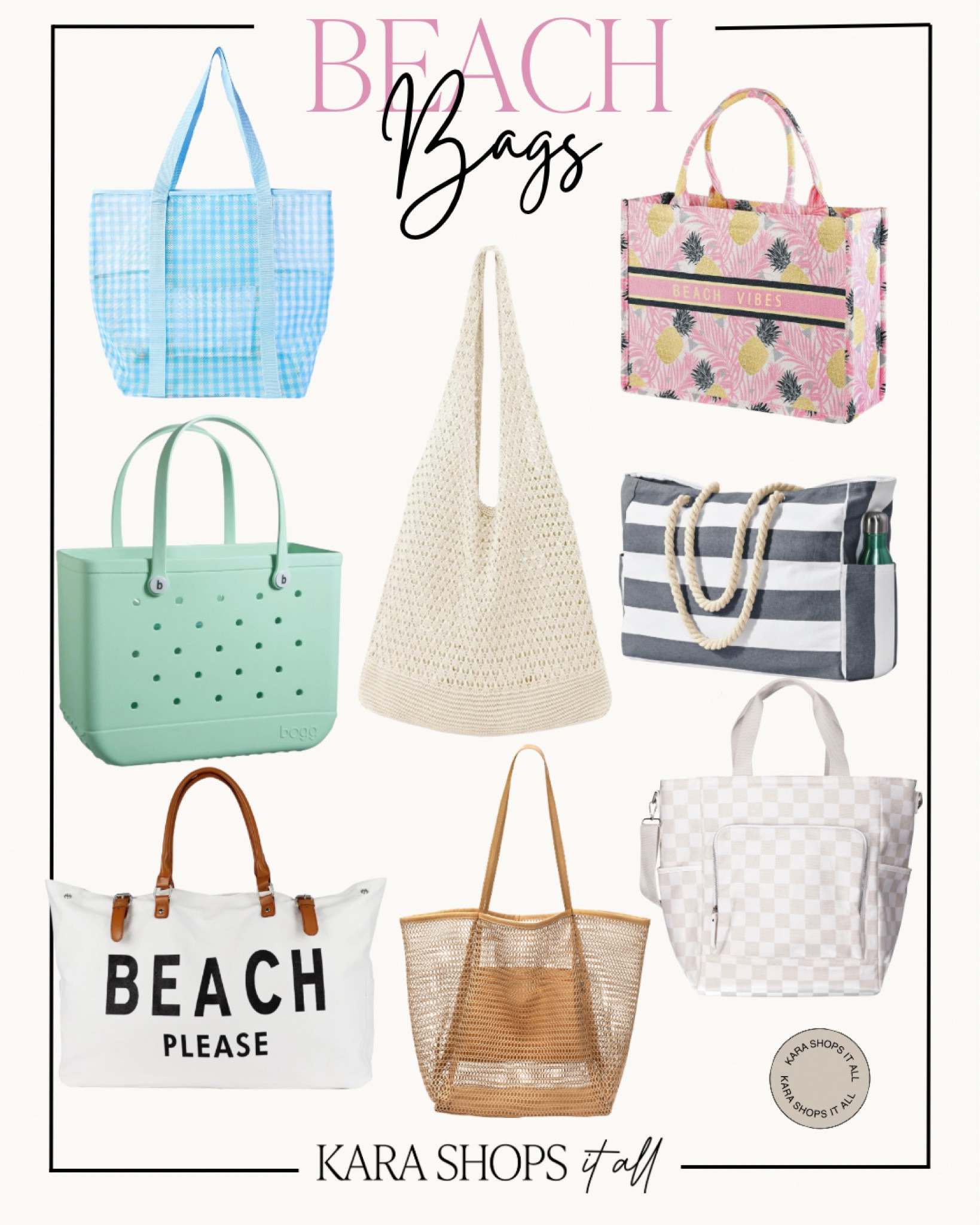 Beach bags from Amazon and Walmart! Blue gingham beach bag, straw beach bag, rubber beach bag, and more! 
#Amazonbeach #Walmartbeach

#LTKsalealert #LTKstyletip #LTKSeasonal