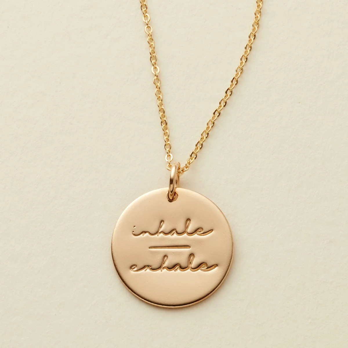 Pause Collection Disc Necklace | Made by Mary (US)