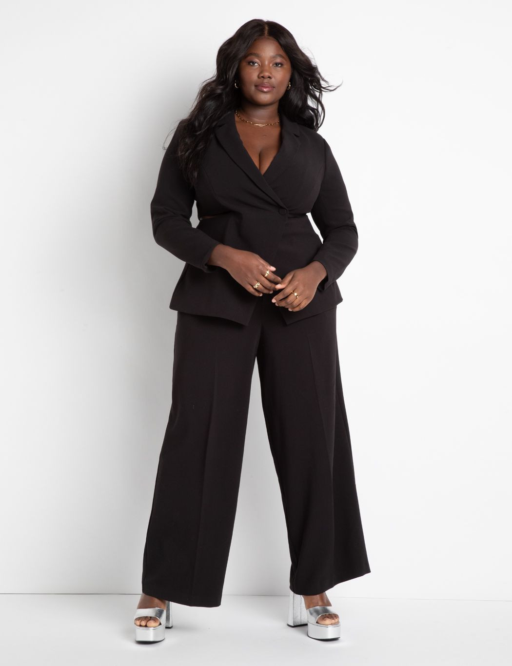 Wide Leg Trouser | Eloquii