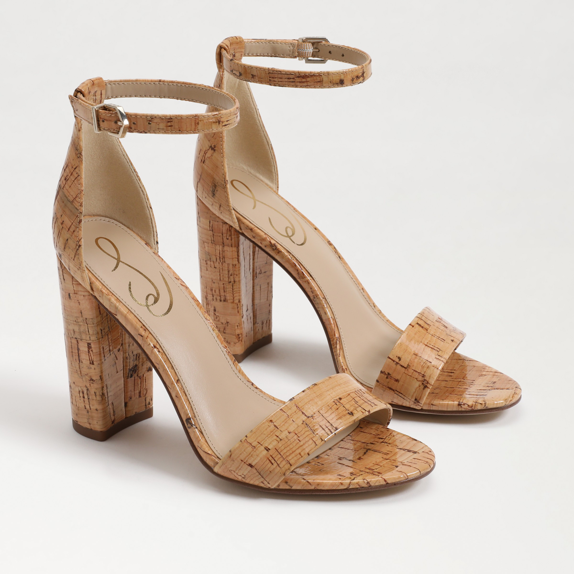 Sam Edelman Yaro Block Heel Sandal Natural Cork | Sam Edelman