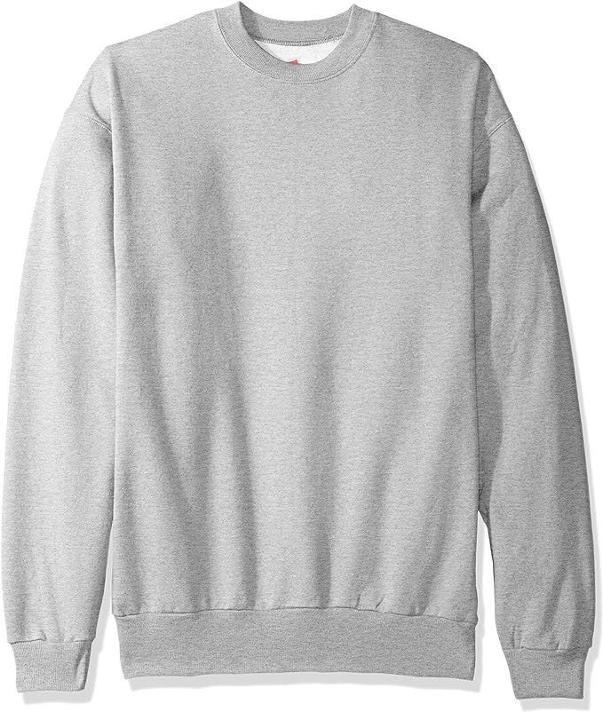 Hanes Men's Ecosmart Fleece Sweatshirt | Amazon (US)
