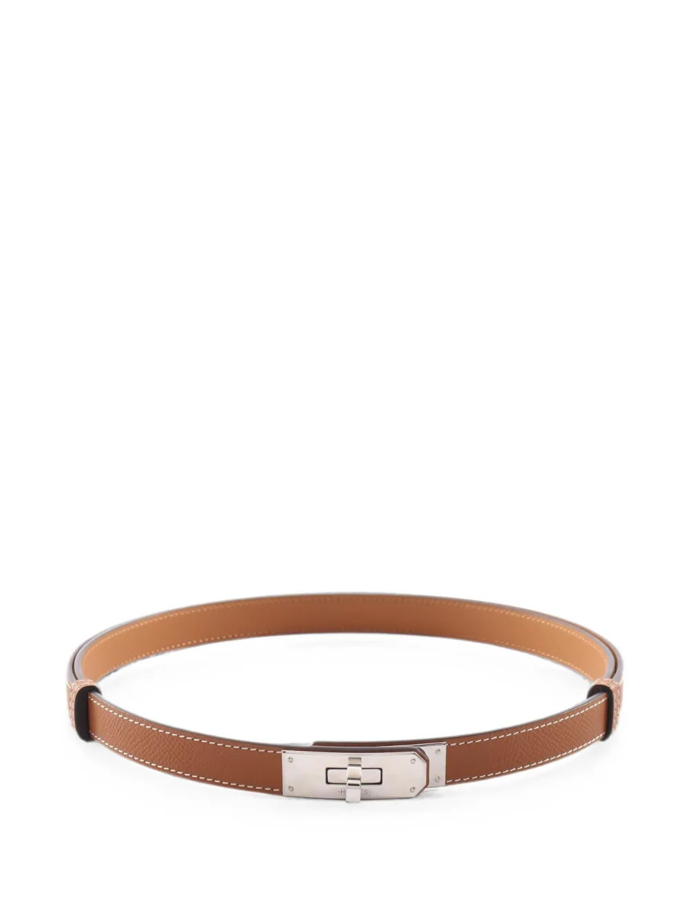Hermès Pre-Owned Kelly Epsom belt - Brown | Farfetch Global