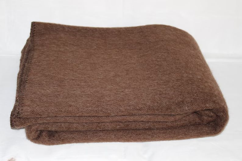 Wool Blanket Organic Wool Thick and Warm Blanket 100% Virgin - Etsy Canada | Etsy (CAD)