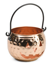 9in Hammered Jack O Lantern Bucket | Halloween | Marshalls | Marshalls