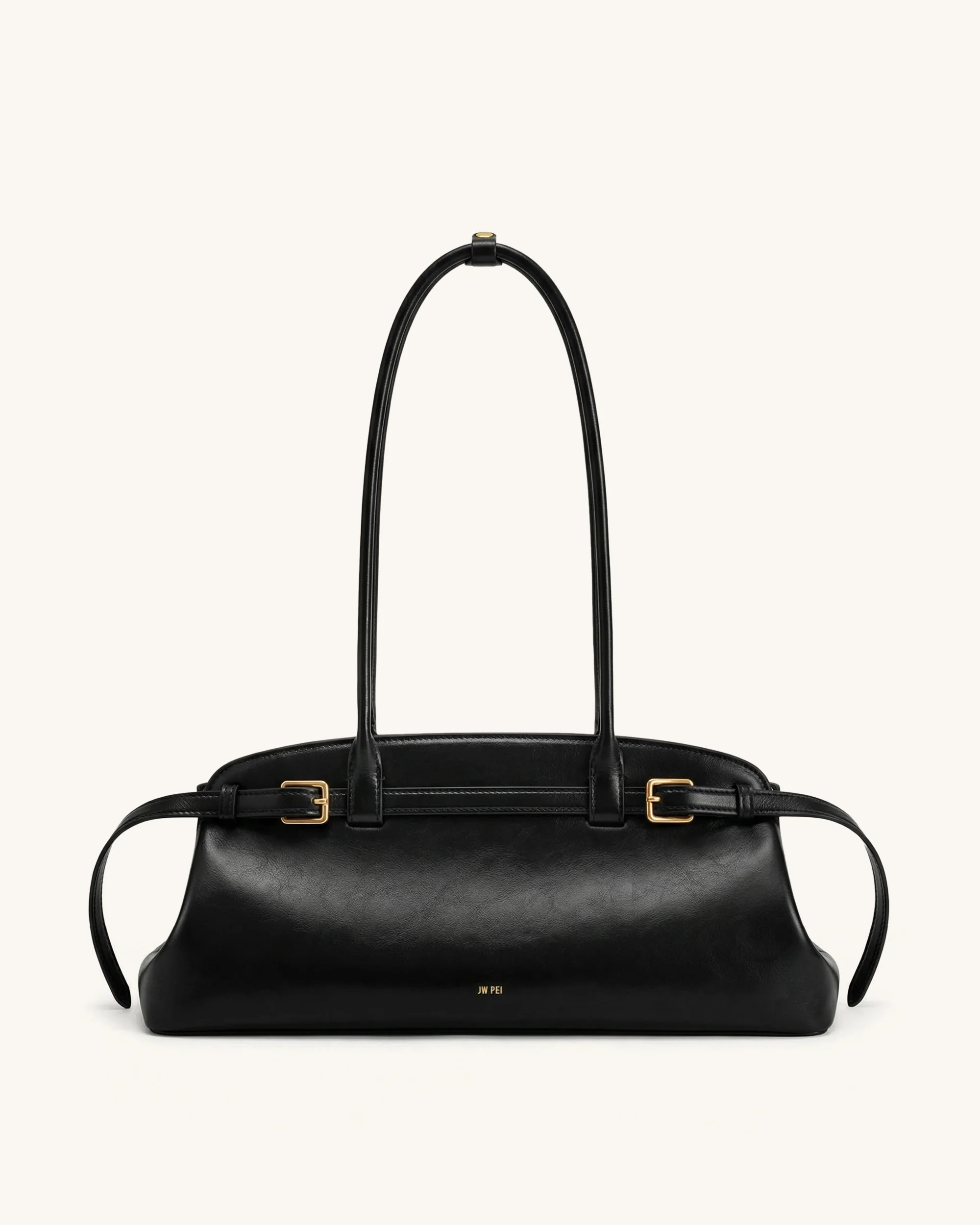 Arden Belt Detail East-West Shoulder Bag - Black | JW PEI US