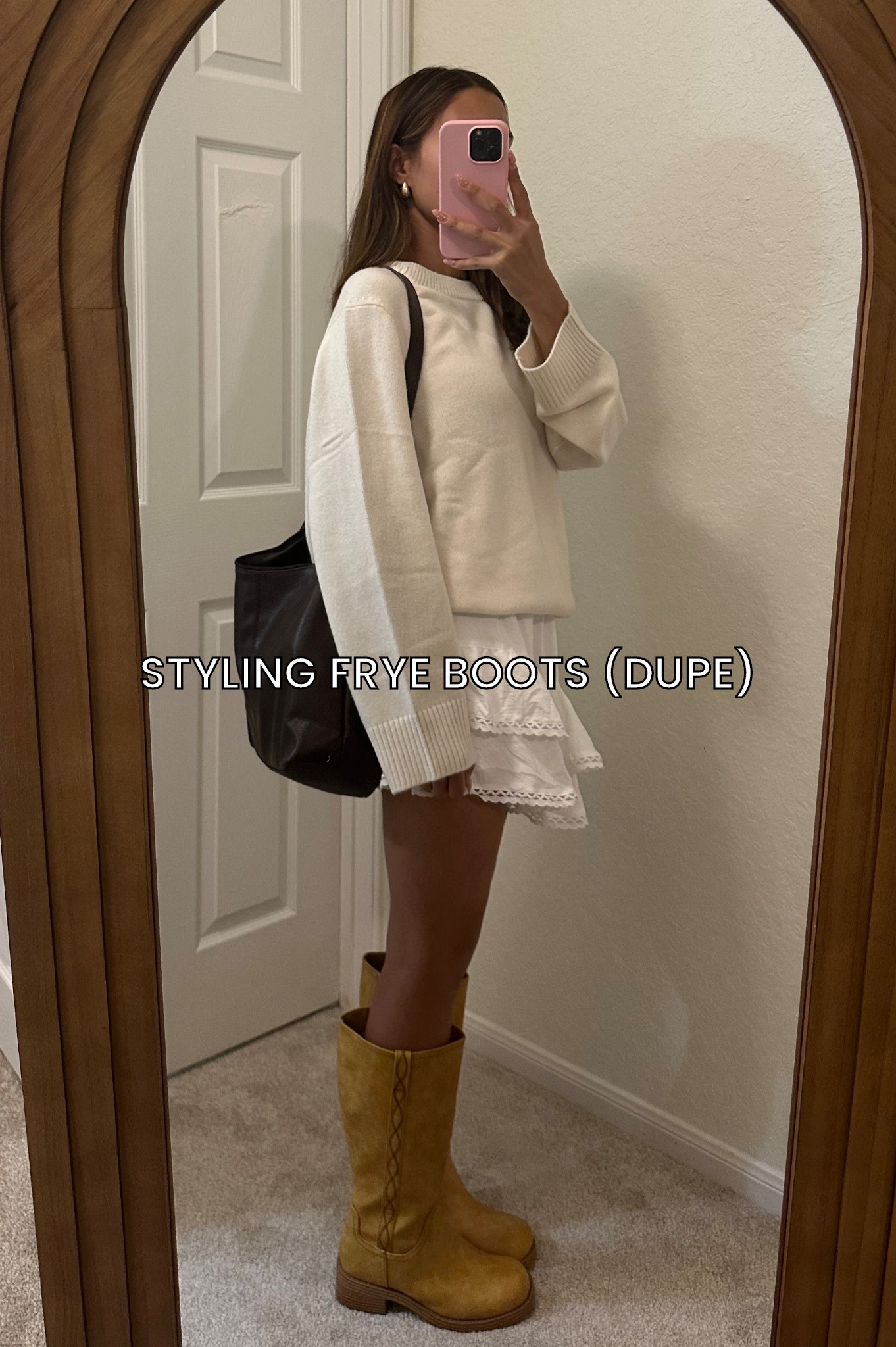 Stying fall looks with Frye boot dupe!! These finally restocked! Fit true to size. Normally a 7 1/2 wide and 7 1/2 fits perfectly with a little extra space if I need! 

#LTKSeasonal  #LTKStyleTip


#LTKFindsUnder50 #LTKStyleTip #LTKSeasonal