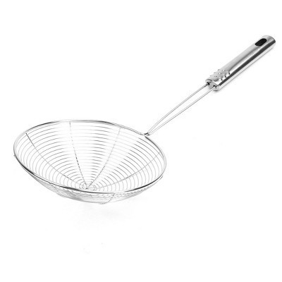 Unique Bargains Kitchenware 5.7" Dia Wire Stainless Steel Colander Spoon Strainers Silver Tone | Target