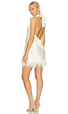 Feather Halter Mini Dress
                    
                    WeWoreWhat | Revolve Clothing (Global)