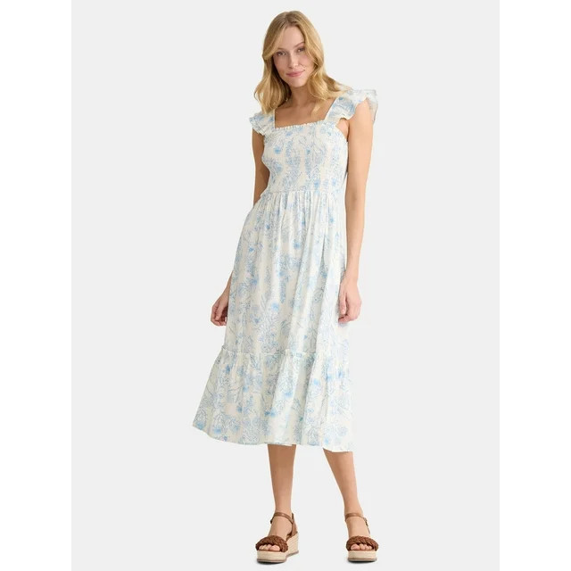 SMOCKED BODICE DRESS | Walmart (US)