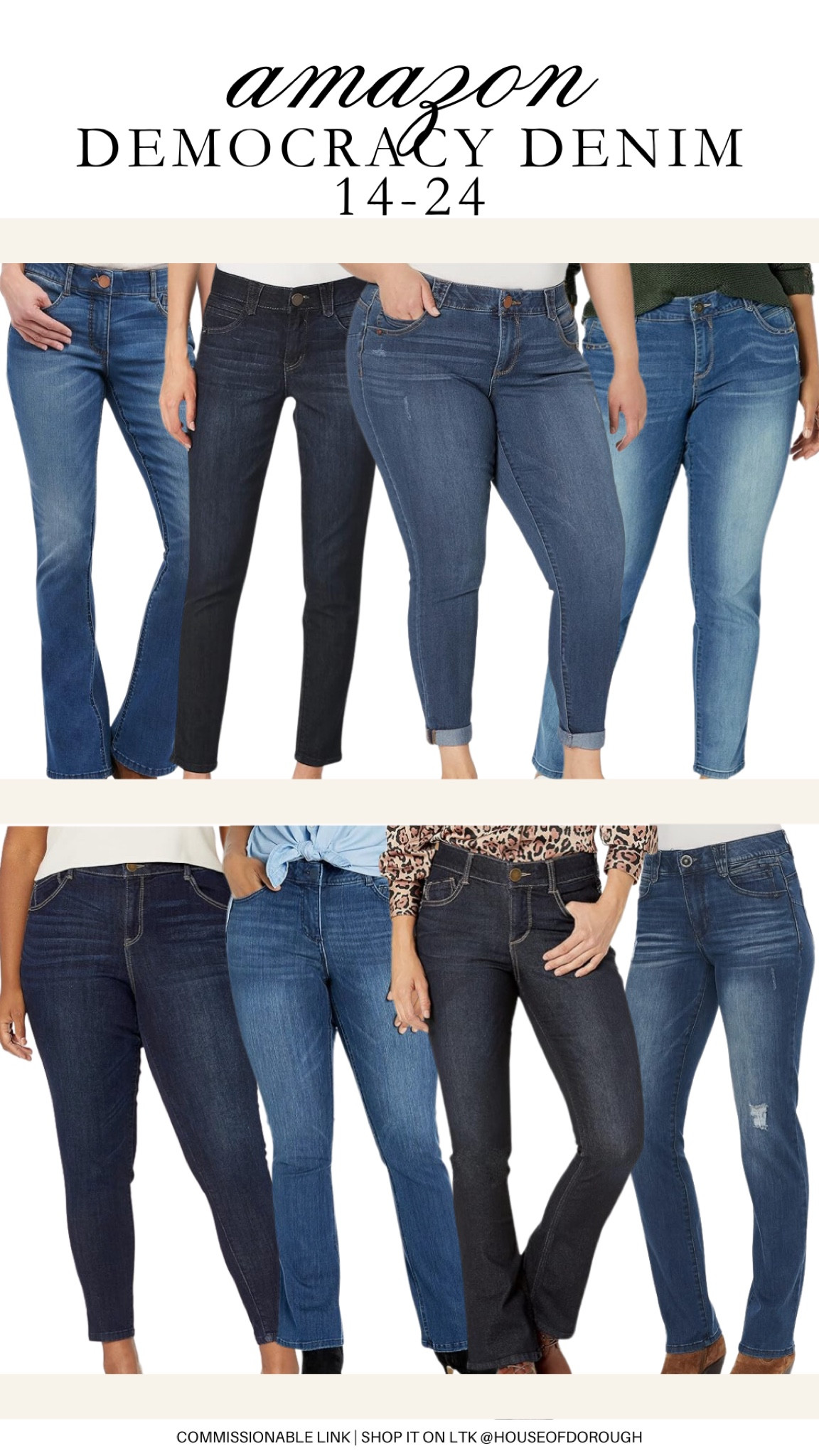 Amazon democracy denim picks! Size 14-24!


Amazon finds, amazon fashion, denim jeans, plus size denim, fall fashion 

#LTKPlusSize #LTKxPrimeDay