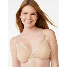 Joyspun Women's Seamless Light Lift Wire Free Bra, Sizes to 3XL - Walmart.com | Walmart (US)