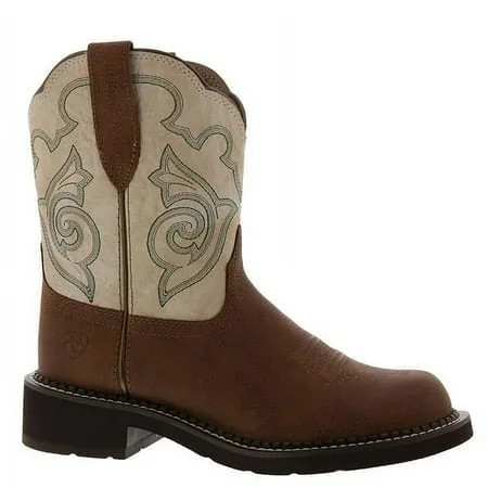 Ariat Womens Fatbaby Heritage Tess Western Boot Tortuga/Crema 6 | Walmart (US)