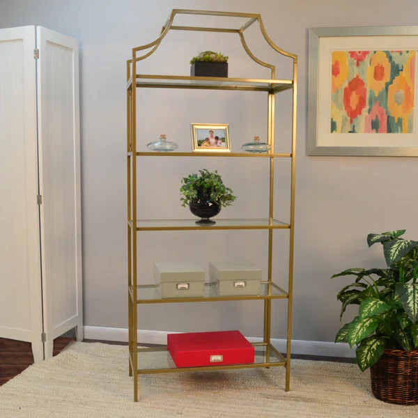 Malmberg 70.625" H x 30'' W Metal Etagere Bookcase | Wayfair North America