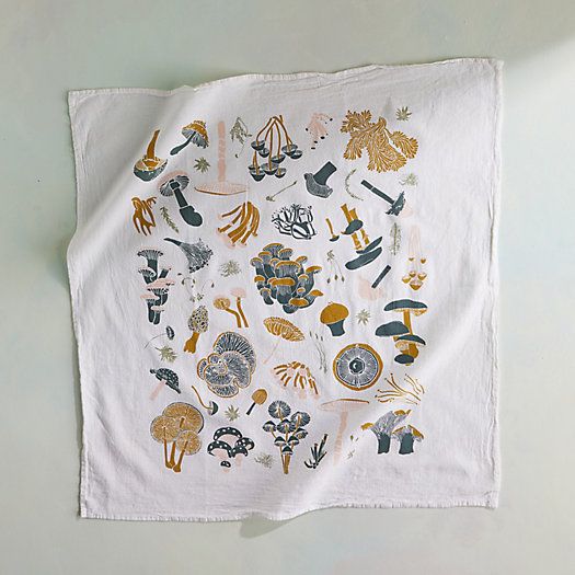 Moss + Mushroom Dish Towel | Terrain