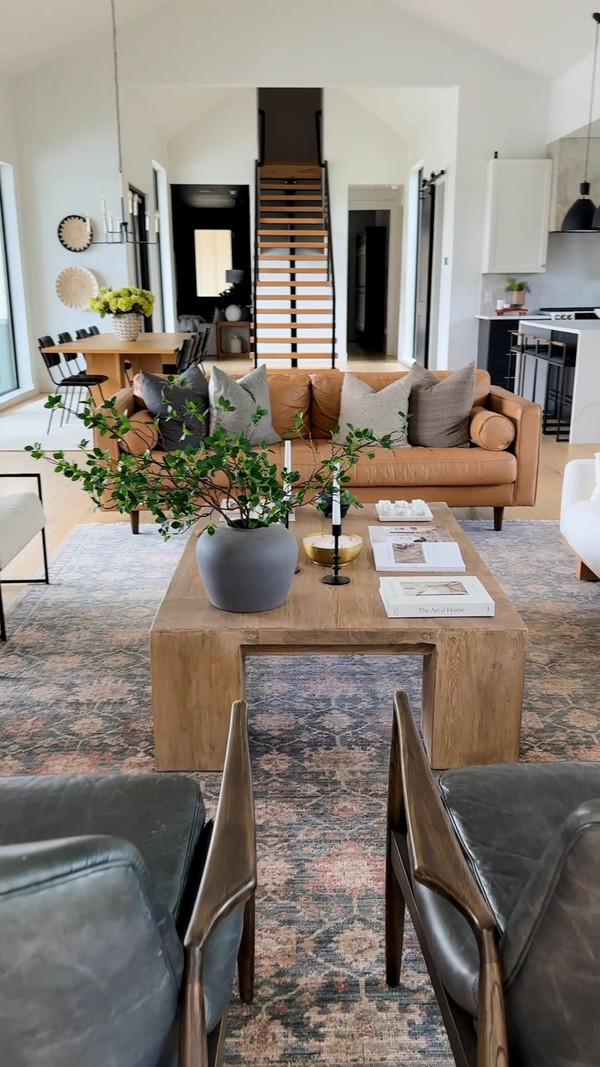 Our living room is where cozy meets functional—this is the spot for movie nights…