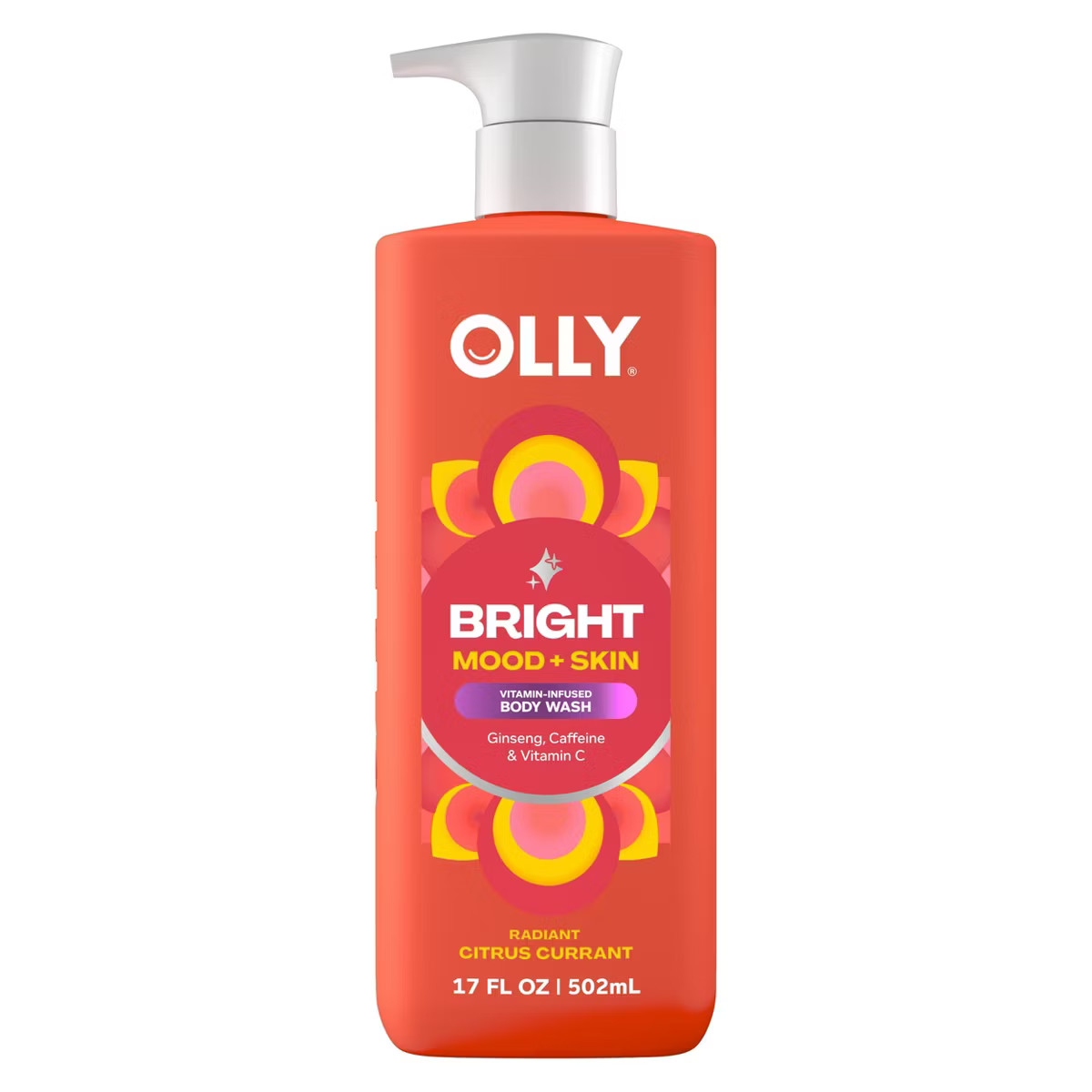 OLLY Bright Mood and Skin Vitamin-Infused Body Wash - Citrus Currant - 17 fl oz | Target
