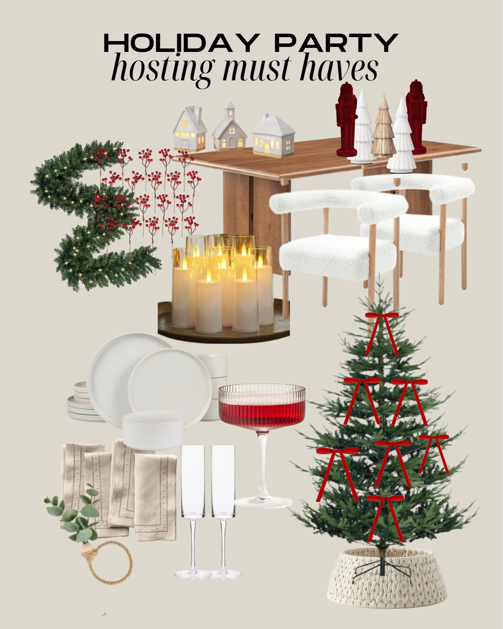 Host in style this Christmas season ❤️✨

Holiday entertaining. Christmas hosting. Christmas table, holiday vibes, Christmas table setting, Christmas decor inspo, holiday tablescape, cozy Christmas, Christmas party, festive decor

#LTKParties #LTKHome #LTKHoliday