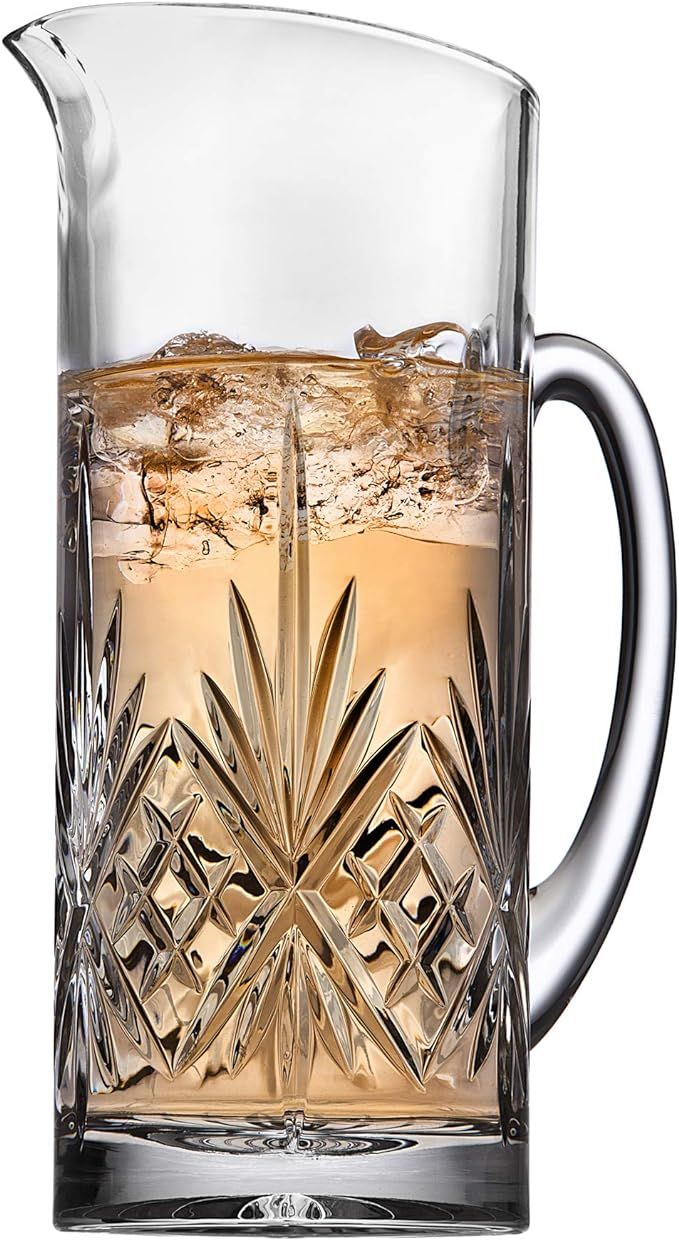 Godinger Beverage Pitcher Carafe, Cocktail Pitcher, Water Pitcher, Bar Mixing Pitcher Glass - Dub... | Amazon (US)