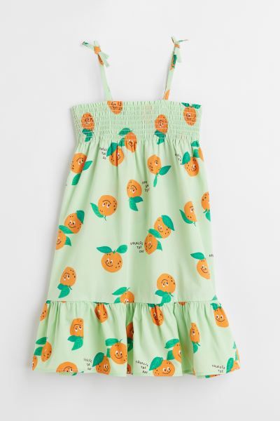 Smocked Cotton Dress | H&M (US + CA)
