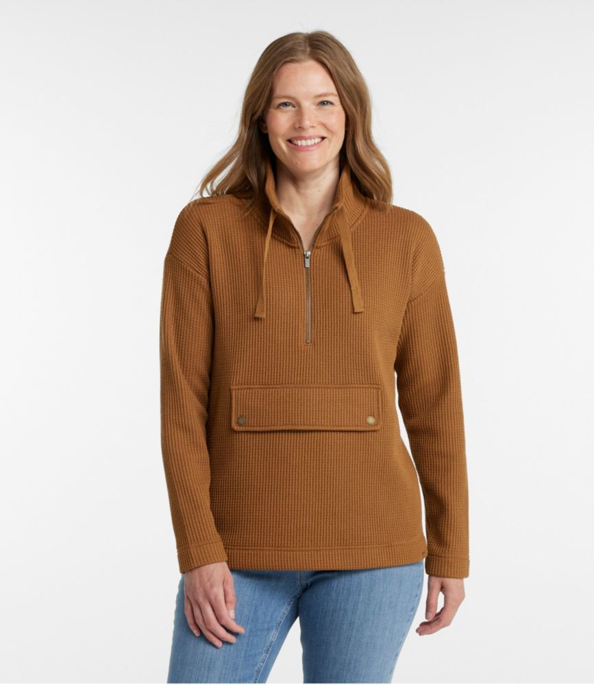 Women's Birchwood Brushed Waffle Anorak | L.L. Bean