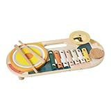 Manhattan Toy Beats to Go Wooden Toddler and Preschool Musical Toy Instrument Xylophone, Drum, Cy... | Amazon (US)