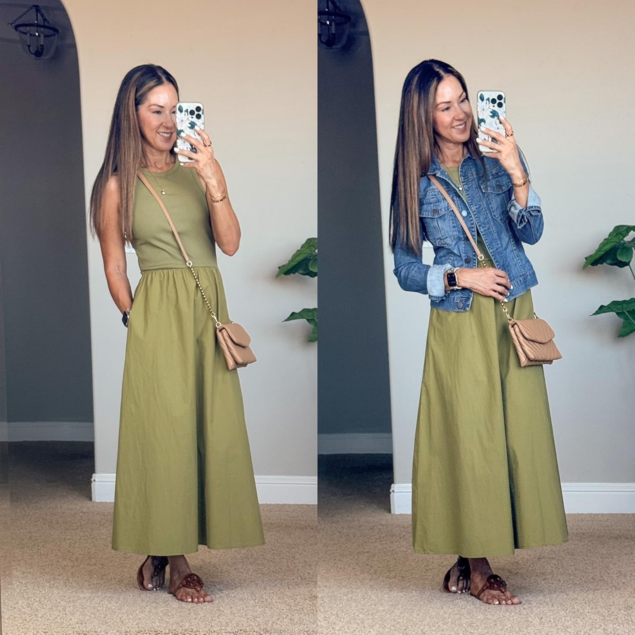 Teacher Outfit Idea

I am wearing size S green midi dress, XS denim jacket - TTS! 

Teacher style  back to school  summer dress  early fall outfit  jean jacket  denim jacket  sandals  quilted crossbody  jewelry  gold accessories  EverydayHolly

#LTKfindsunder100 #LTKSeasonal #LTKstyletip