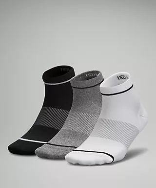 Women's Power Stride Ankle Sock 3 Pack *Stripe | Women's Socks | lululemon | Lululemon (US)