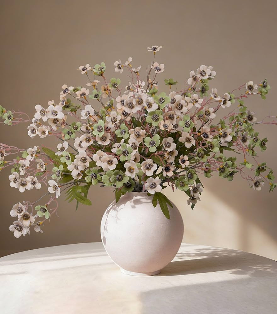 Artificial Wild Flowers Indoor, 12 Pcs Long Stems Fake Flowers Silk Faux Flowers for Vase Filler ... | Amazon (US)